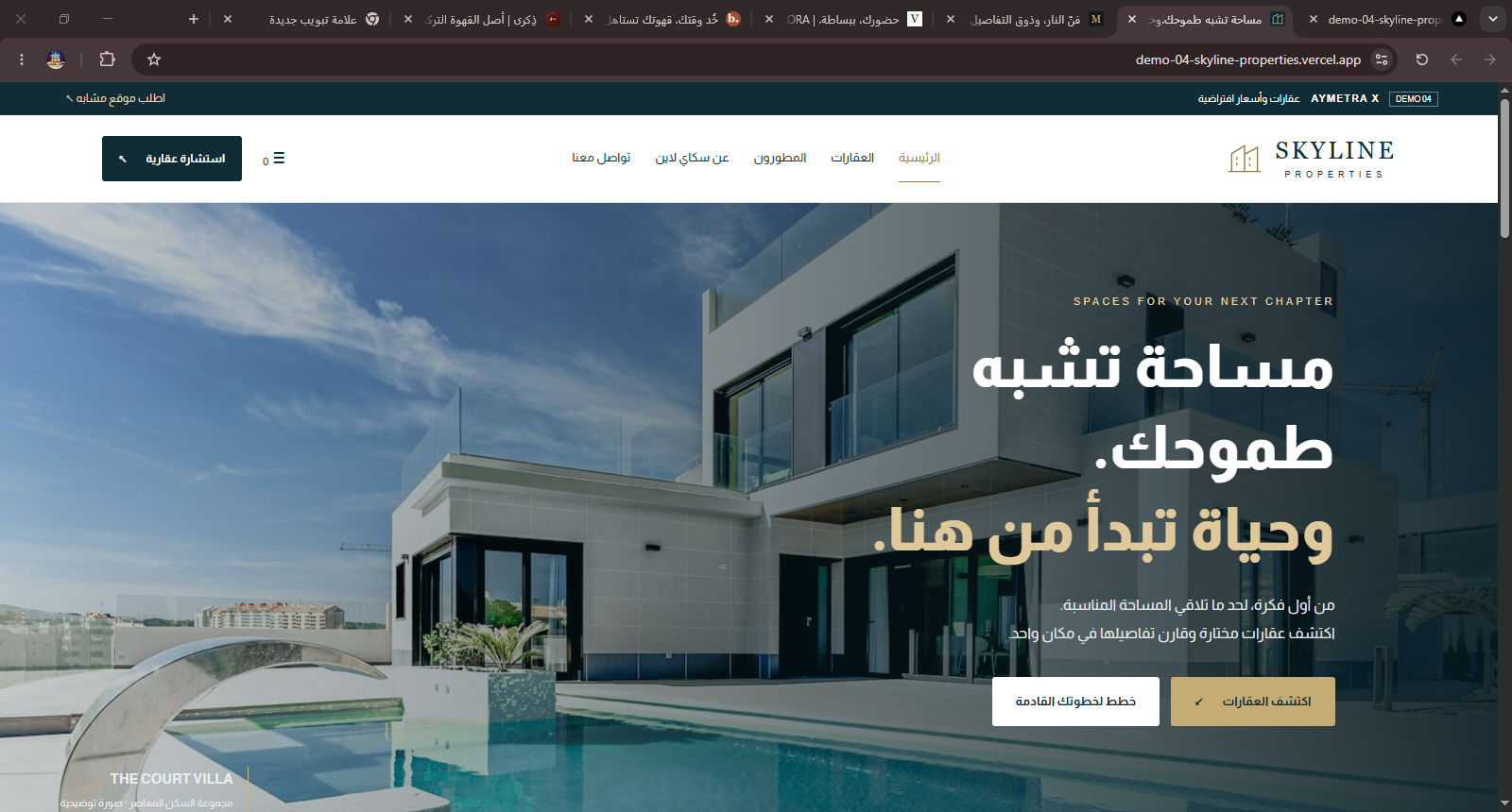 لقطة من موقع سكاي لاين — Skyline